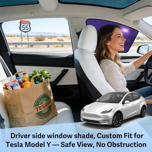 ZATOOTO Tesla Model Y Juniper 2020-2026 Front Car Window Shade - Image 5