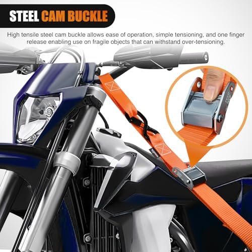 Nilight Motorcycle Tie Down Straps 1.5”×8’ - Image 4