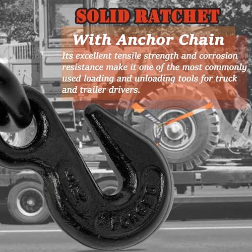 4 Pack Car Tie Down Straps for Trailers - Image 4