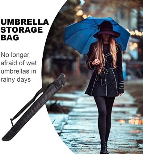 Umbrella Bag with Shoulder Strap Waterproof Anti Dust Reversible Umbrella Cover - Image 6
