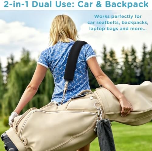 Waterproof Neoprene Car Seat Belt Cover, 15.5 Inch - Image 5
