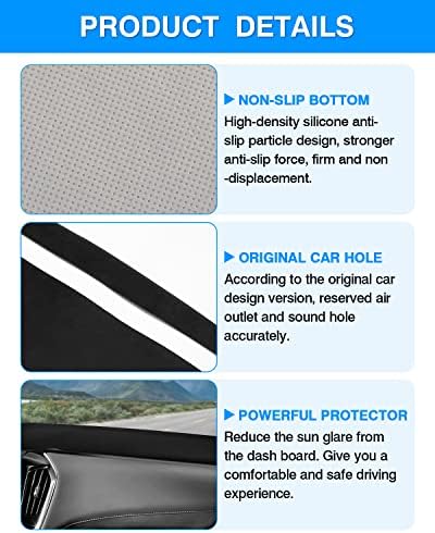 Autorder Dashboard Cover Mat for 2018-2024 Chevrolet Traverse Accessories Dash - Image 6