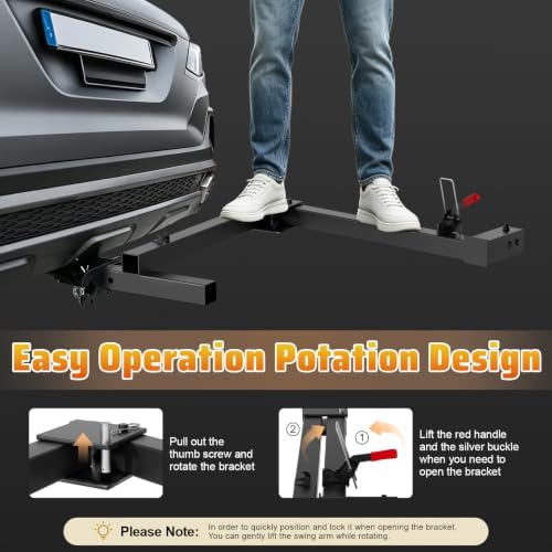 Swing Away Hitch Cargo Carrier, Swing Away Hitch Adapter - Image 4