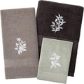 Peryiter 3 Pack Boho Botanical Decorative Bath Towel Set by Peryiter