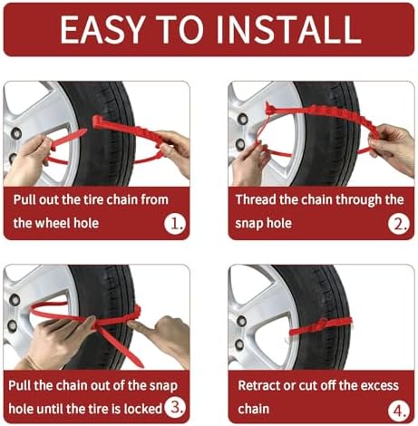 Universal Anti-Skid Snow Tire Chains - Image 6