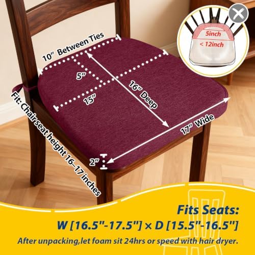 AAAAAcessories Chair Cushions for Dining Chairs - Image 2