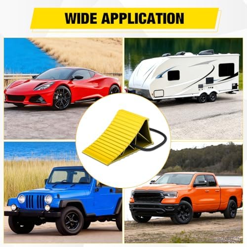 Nilight Wheel Chocks, Heavy Duty Wheel Stopper - Image 7