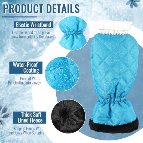 WILLBOND Ice Scraper with Glove Waterproof Ice Scrapers - Image 3