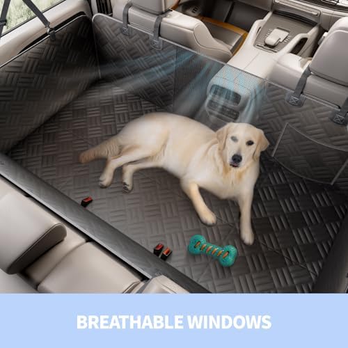 Dog Car Seat Cover for Back Seat, Hard Bottom Backseat Extender - Image 5