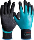 KAYGO Waterproof Work Gloves, Non-Slip Double Latex Coated by KAYGO