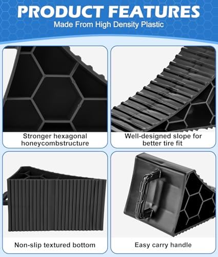Wheel Chocks 4 Pack, RV Chocks - Image 3
