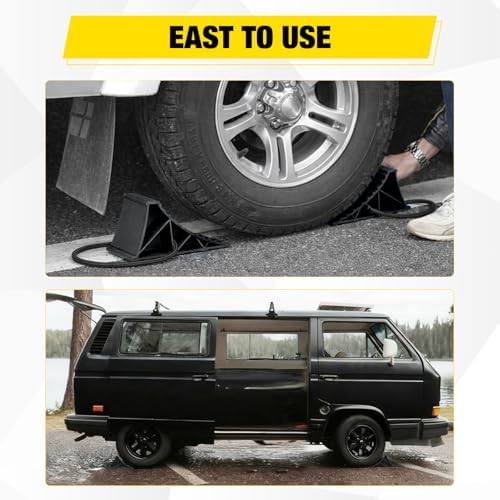 Nilight Wheel Chocks, Heavy Duty Wheel Stopper - Image 6