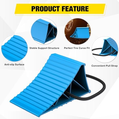 Nilight Wheel Chocks, Heavy Duty Wheel Stopper - Image 5