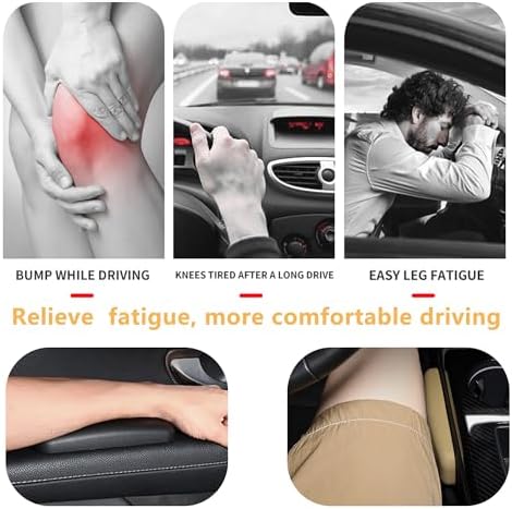 OFBAND 2PCS Elbow Pad Arm Rest for Car, Soft Leather Arm Rest Pillow - Image 5