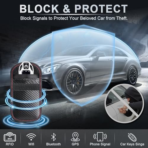 LivTee Faraday Key Fob Protector, RFID Blocking Faraday Bag - Image 2