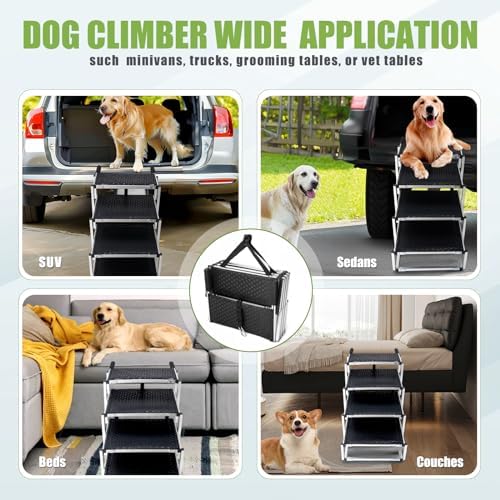 Foldable Dog Stairs with Non-Slip Surface - Image 2