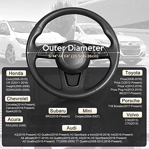 SEG Direct Steering Wheel Cover 14-14.25 inch Heavy-Duty - Image 5