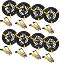 Mytee Products 8 Pack 2" x 120" Car Tie Down Straps by MyteeProducts