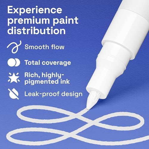 ARTISTRO White Acrylic Paint Markers - Image 4