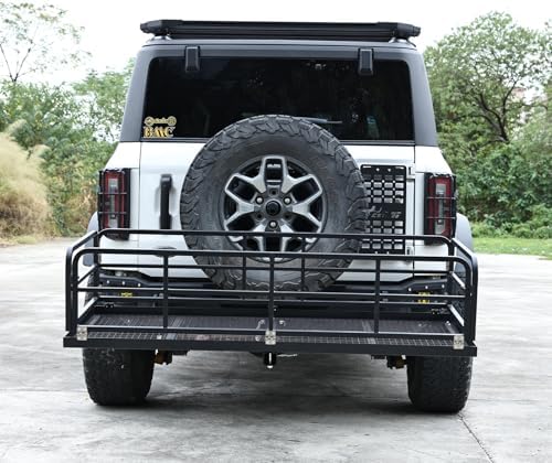 Towallmark 750 LBS Heavy Duty Folding Hitch Cargo Carrier 60" x 24" x 13.8" - Image 3