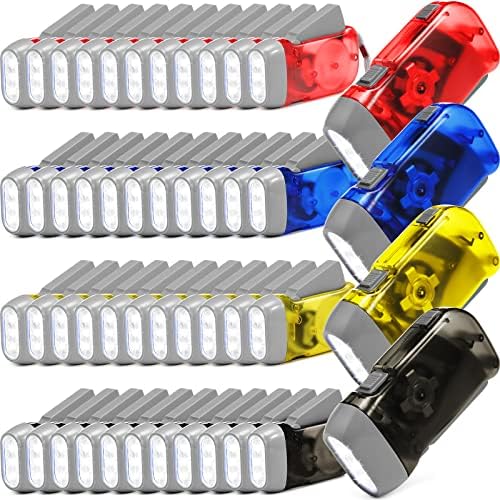 Leelosp 48 Hand Crank Flashlights by Leelosp