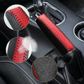 Black Red Handbrake Cover Compatible by SUNBREATH