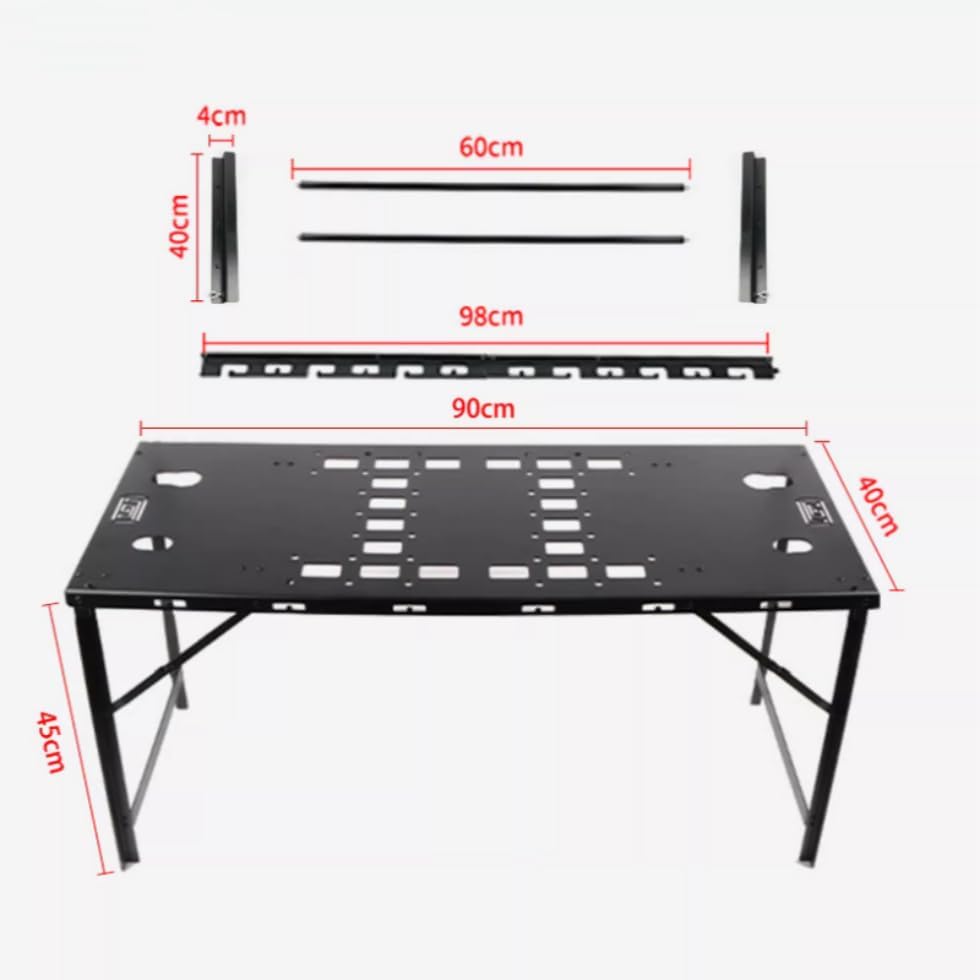 for Toyota RAV4 2019-2024 Car Rear Trunk Molle Storage Panel Foldable Table Car - Image 4