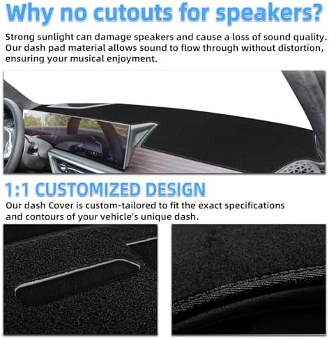 SKYLOTEC Dash Cover for 1999-2006 Chevy Silverado GMC Sierra 1500 2500 3500 - Image 4