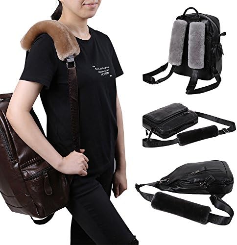 OGLAND 2 Pack Sheepskin Car Seat Belt Cover Pads | Wool Seatbelt Cushions - Image 4