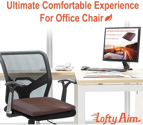 Lofty Aim Car Seat Cushion, Memory Foam Car Seat Cushions - Image 4