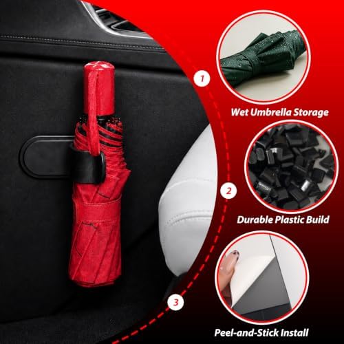 2PCS Self-Adhesive Car Umbrella Holder, Umbrella Holder - Image 3