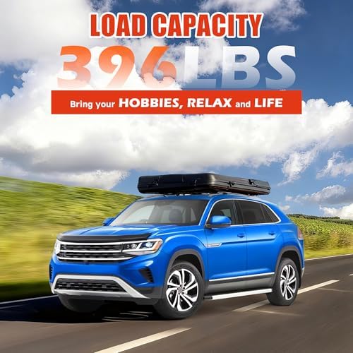 Roof Rack Cross Bars for 2017-2026 Volkswagen VW Atlas 396lbs Lockable Roof - Image 6