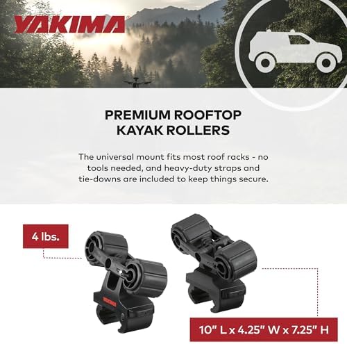 YAKIMA HandRoll Rooftop Mounted Kayak Rack - Image 4