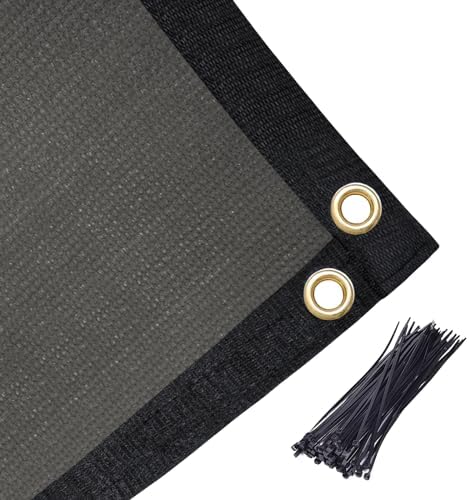 Amagenix 90% Pergola Shade Cover 14'X 21' Dark Gray Sun Shade Cloth - Image 5