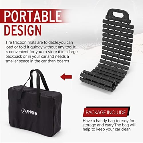 BUNKER INDUST Tire Traction Mats Portable Recovery Tracks - Image 2