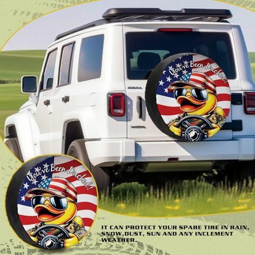 Waterproof PU Leather Spare Tire Cover - Image 3