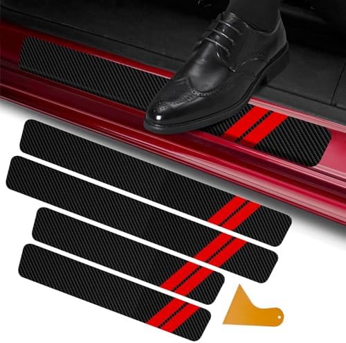 Car Door Sill Protector Fits for Dodge Charger Challenger Durango by qianjiangLLC