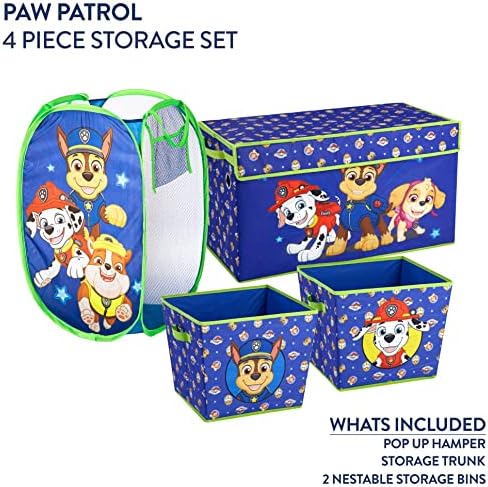 Paw Patrol 4-Piece Kids Storage Set - Image 2