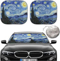 Gven Windshield Sun Shade for Car 2-Piece Foldable Sunshade for Front Windows by Gven