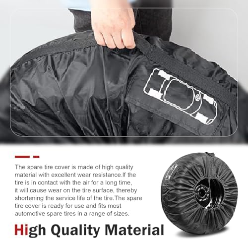 Car Spare Tire Cover, Anti-scratch Waterproof Wheel Protector - Image 5