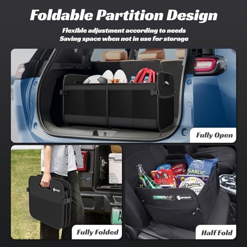 Sposuit Trunk Organizer for Car - 70L Collapsible Car Storage - Image 4