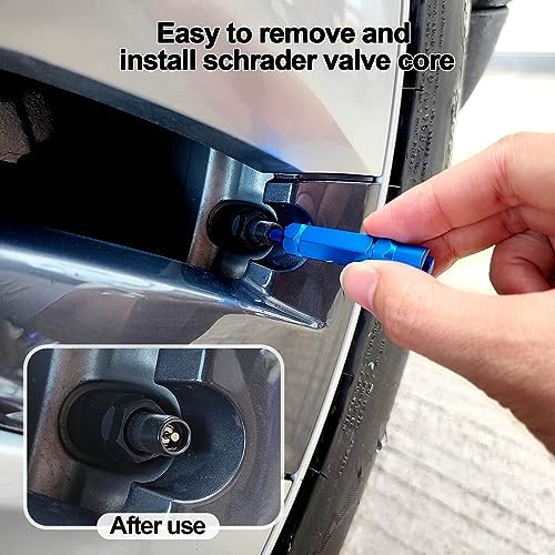 Medsuo Bicycle Valve Core Remover Tool Kit Universal Bike and Car Valve Core - Image 4