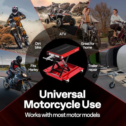 VIVOHOME 1100 Lbs Motorcycle Lift Jack - Image 5