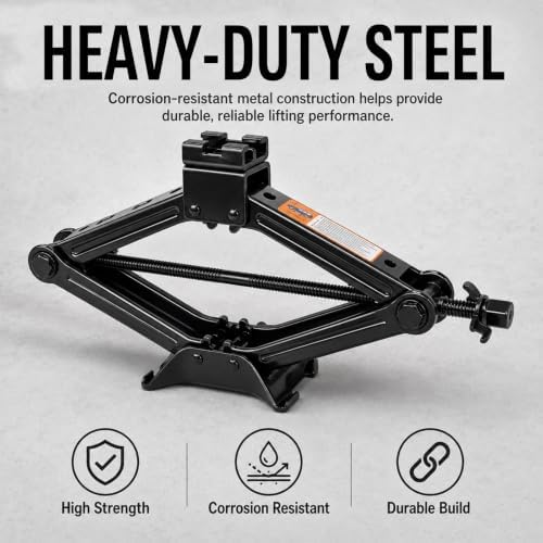 2 Ton Scissor Jack Kit with Lug Wrench - Image 2