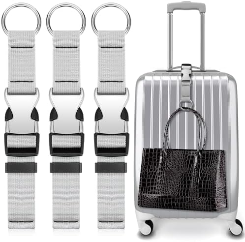 3 Pcs Add a Bag Luggage Straps for Suitcases, Connector Straps by Amylove