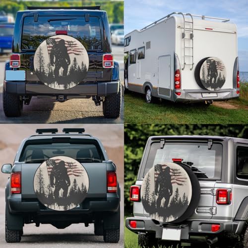 Flag Bigfoot Spare Tire Cover Dust-Proof Wheel Protector - Image 6
