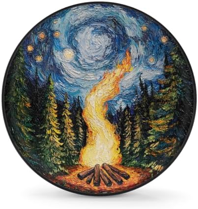 Forest Fire Galaxy Art Spare Tire Cover Waterproof Dust-Proof Spare Wheel by Unknown