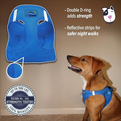 DOGGIE DESIGN American River Solid Ultra Choke-Free Dog Harness - Image 4