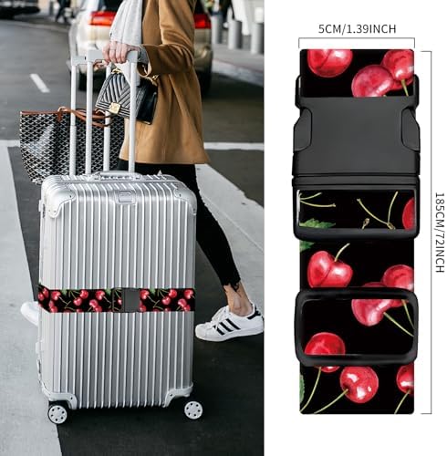 Luggage Straps for Suitcases, Heavy Duty Travel Belt - Image 3