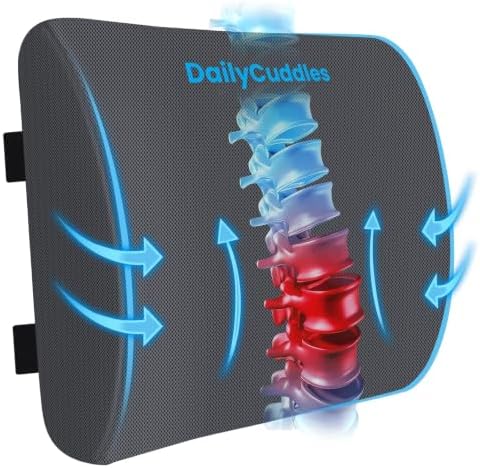 Lumbar Support Pillow, Ergonomic Back Cushion by Unknown
